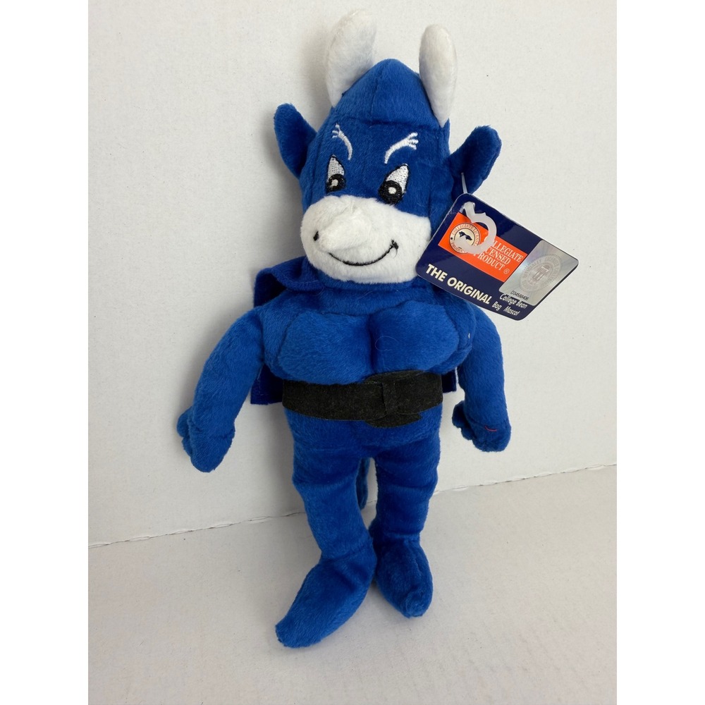 North Star Duke Blue Devils Plush‎ Mascot Small Blue Bean Bag Toy NWT NCAA
